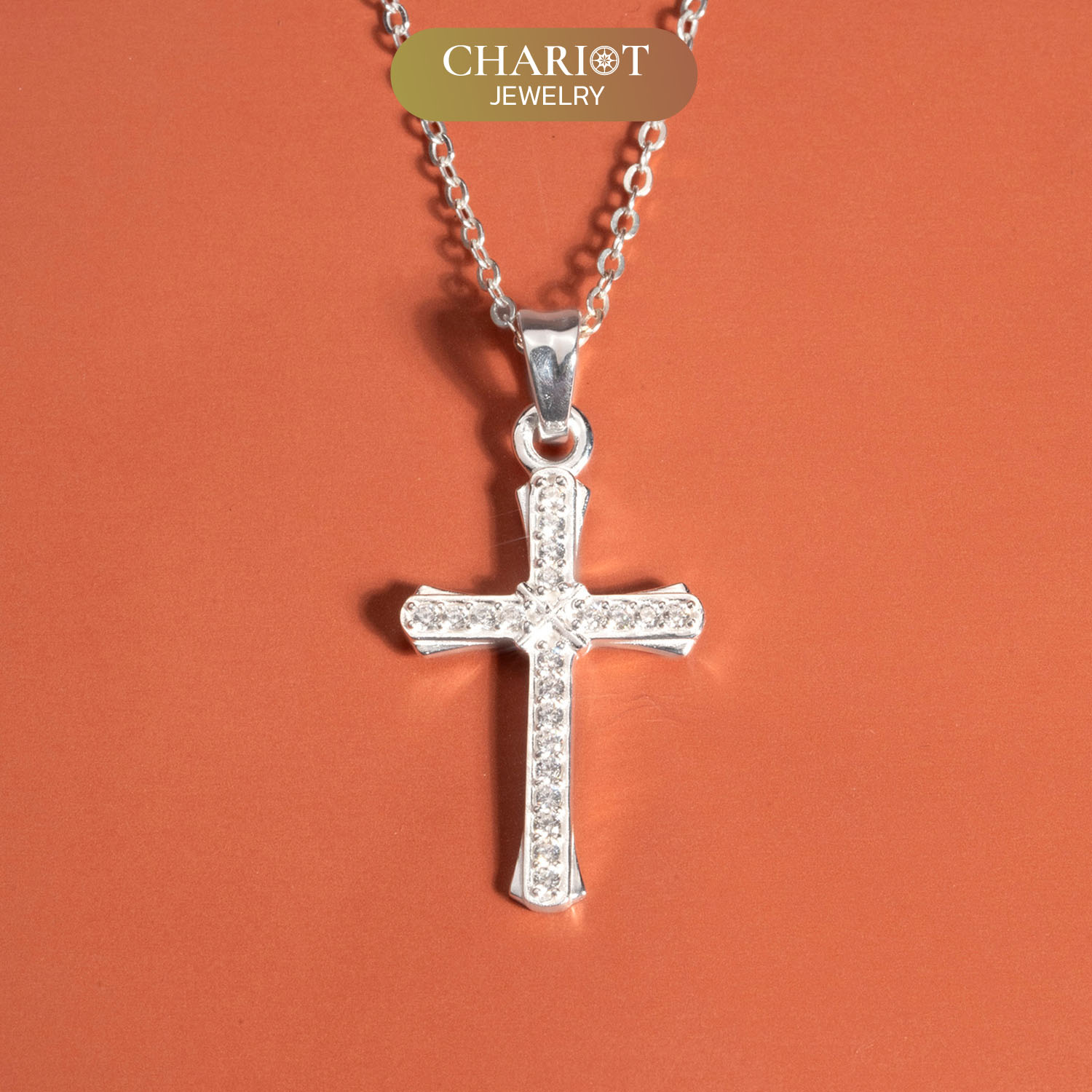 Crystal Cross Necklace