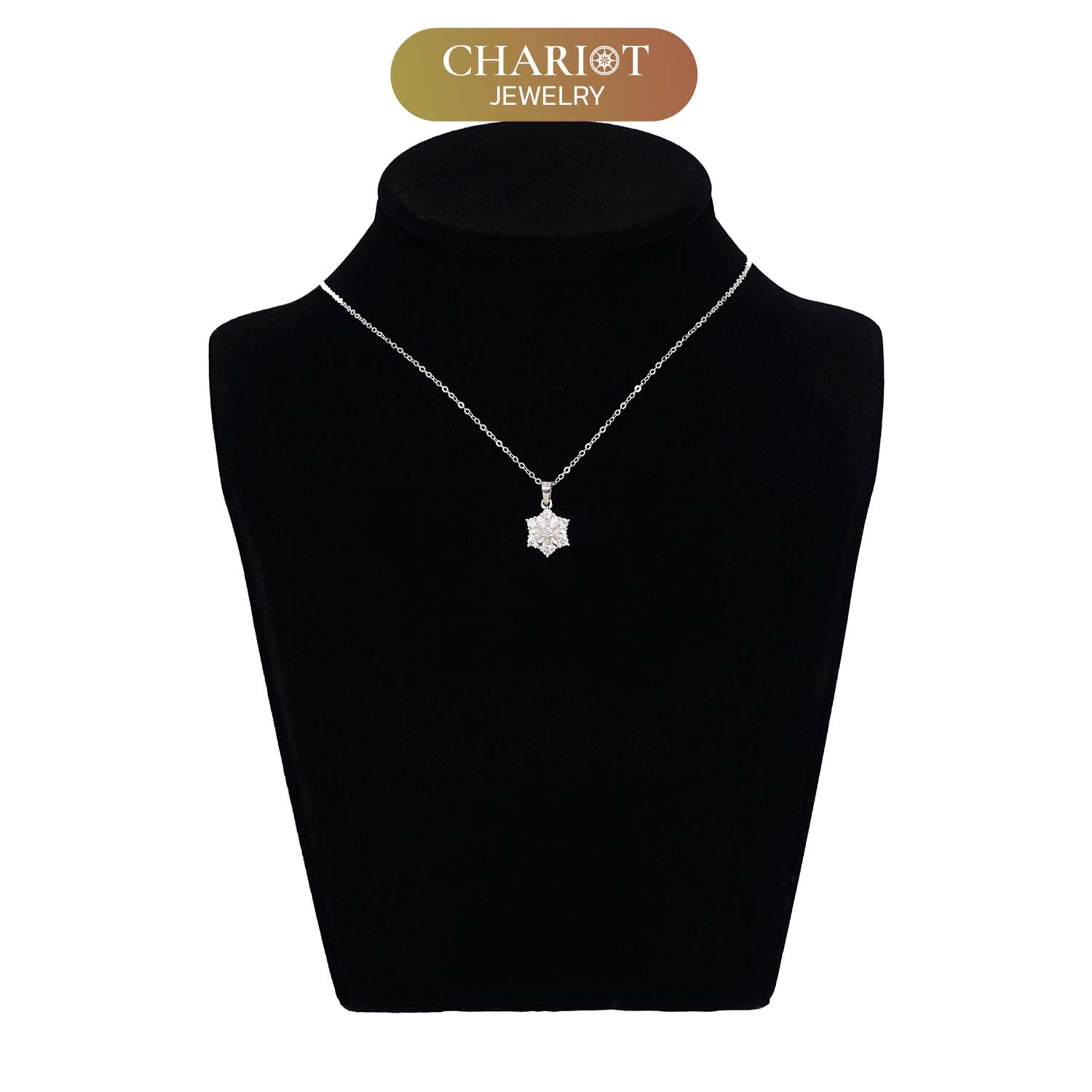 Minimalist Snowflake Necklace