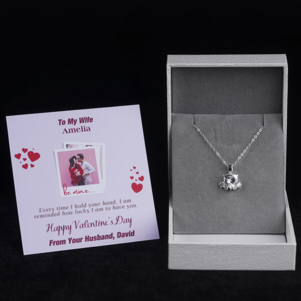 Carnation Heart Necklace