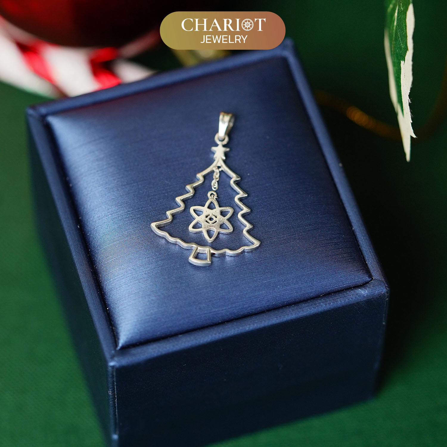 Cosmic Christmas Tree Necklace