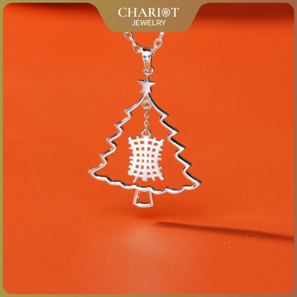 Electromagnetic Christmas Tree Necklace