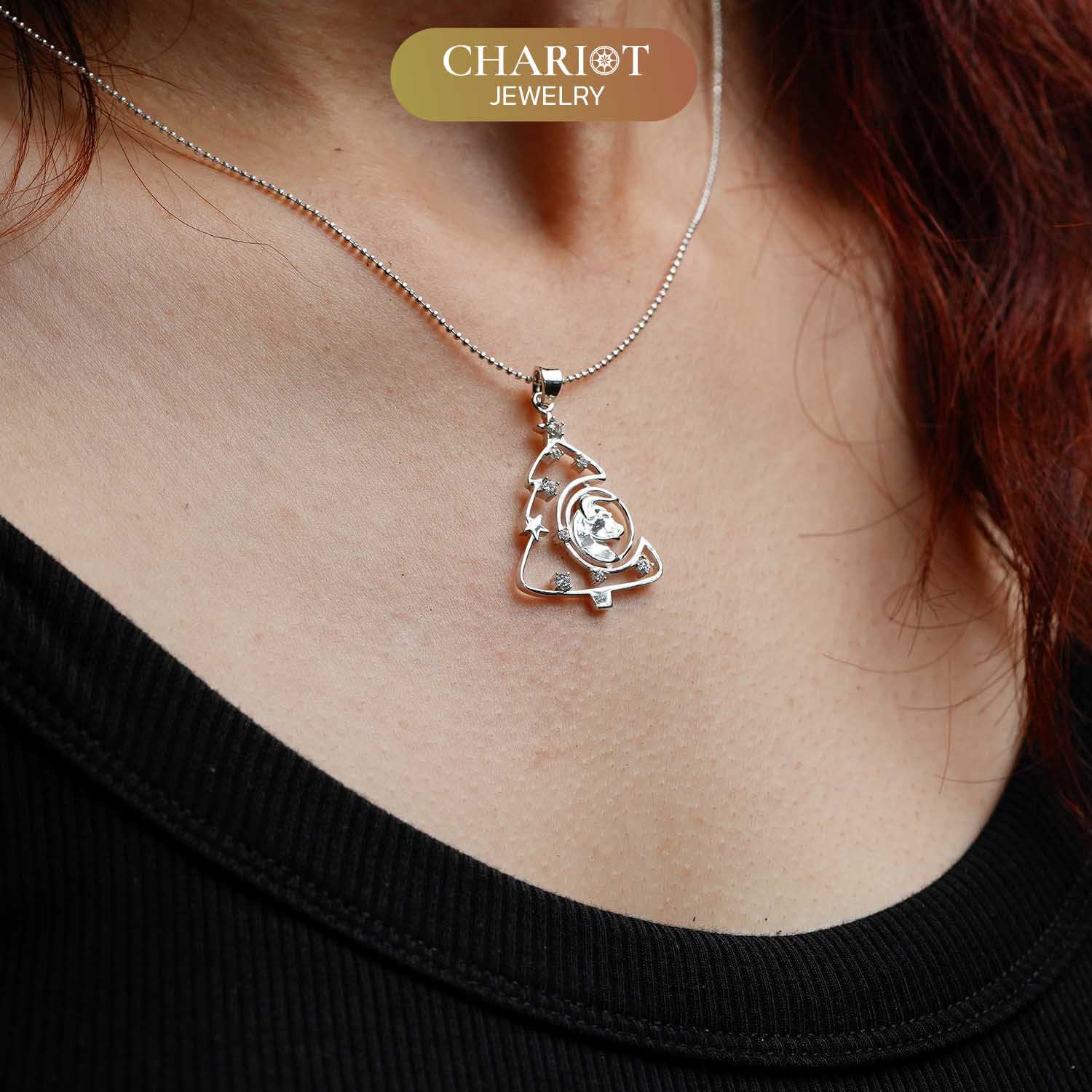 Taurus Chrismas Tree Necklace