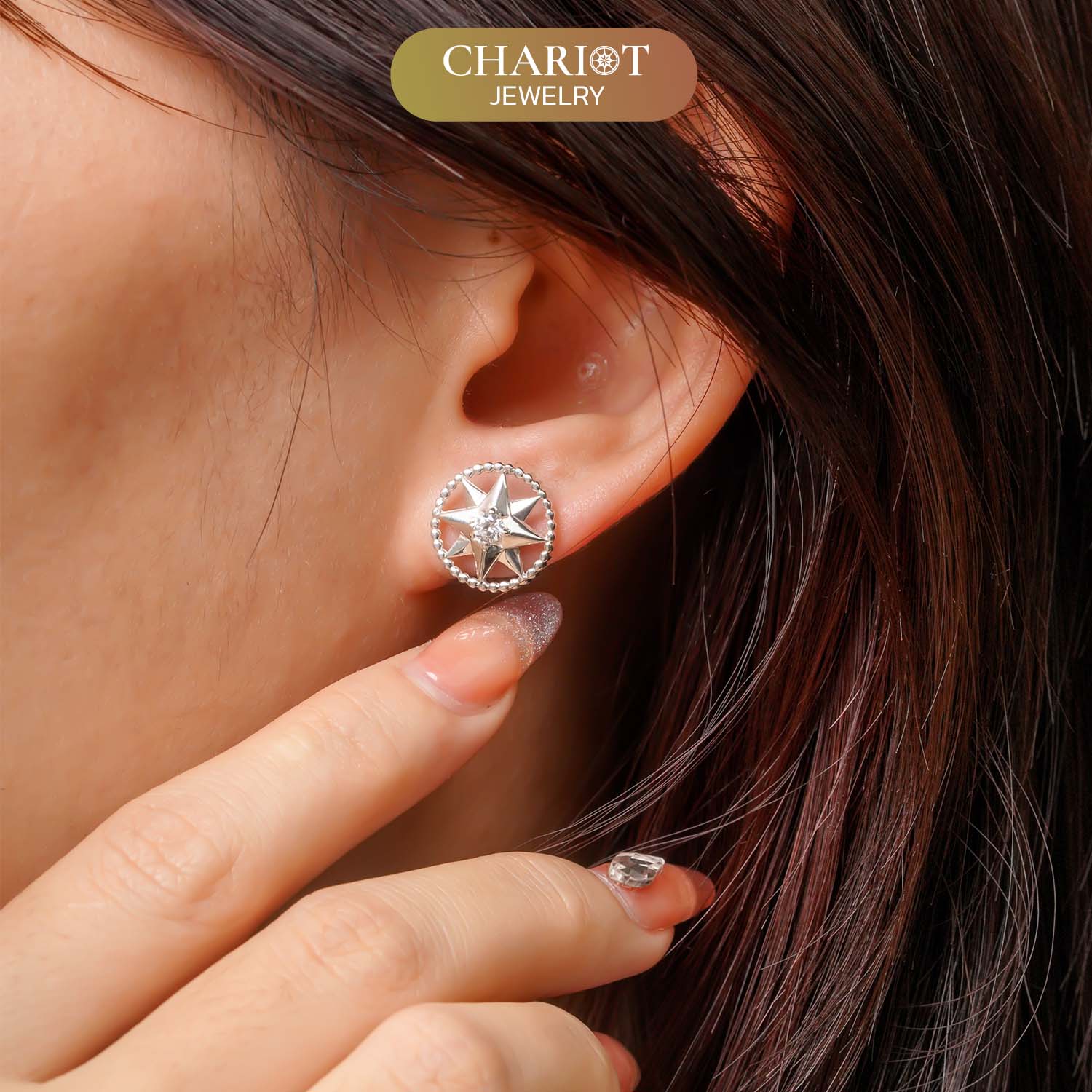 Two little stars earrings