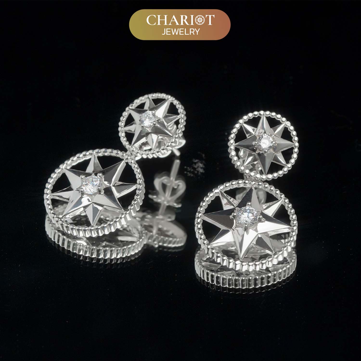 Two little stars earrings