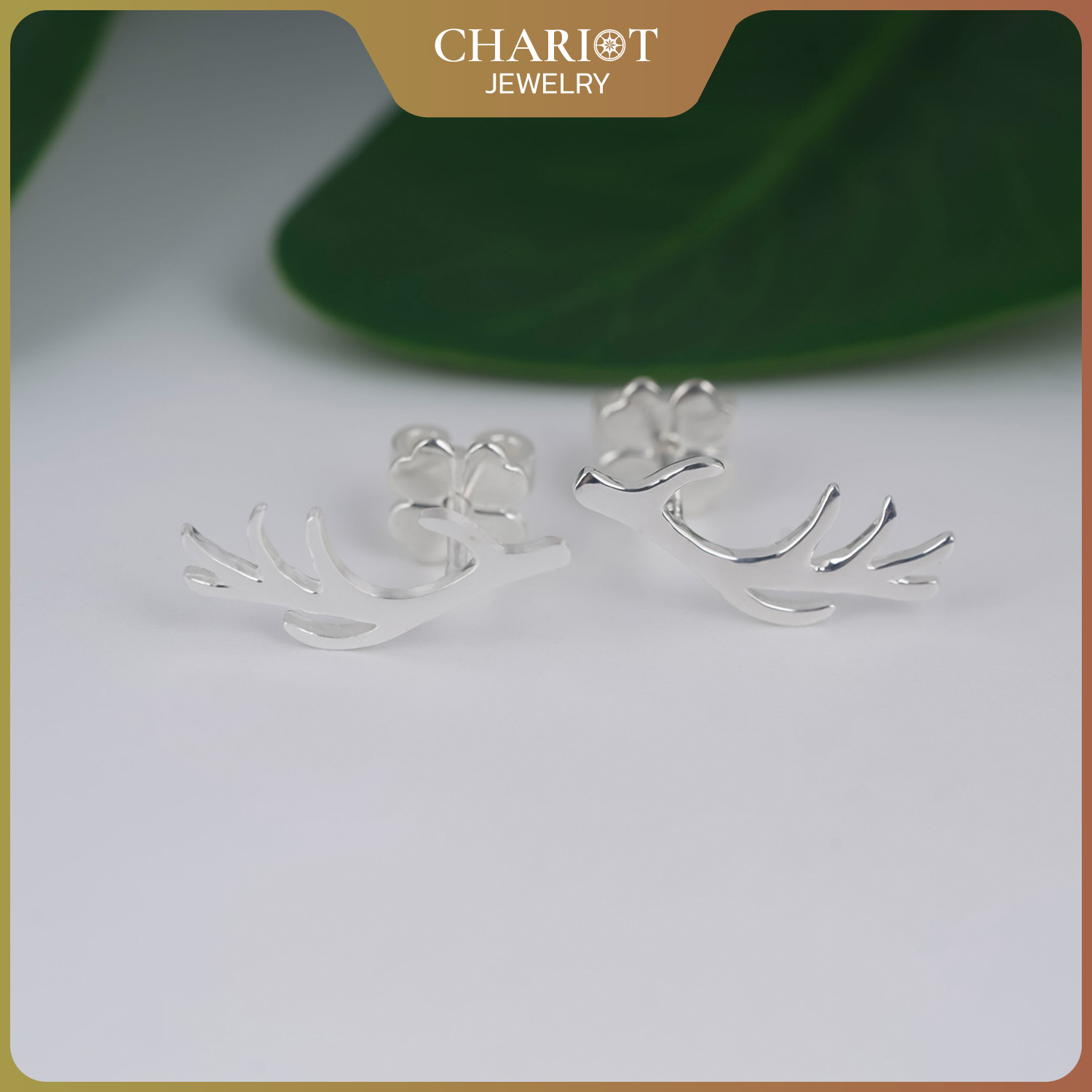 Reindeer Antler Earrings