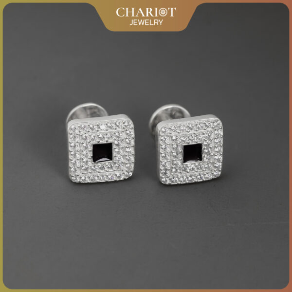 Square Gem Radiance Cufflinks