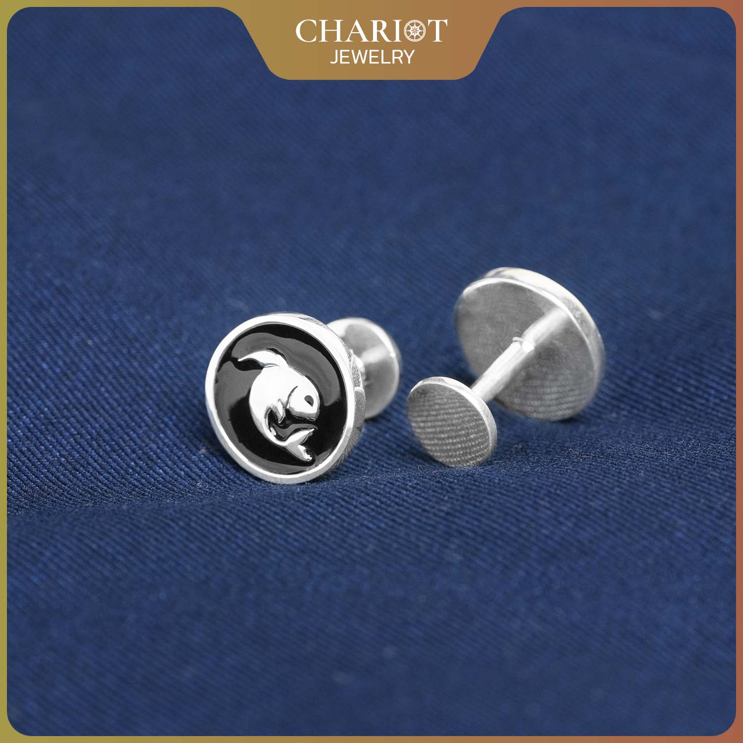 Pisces Zodiac Cufflinks