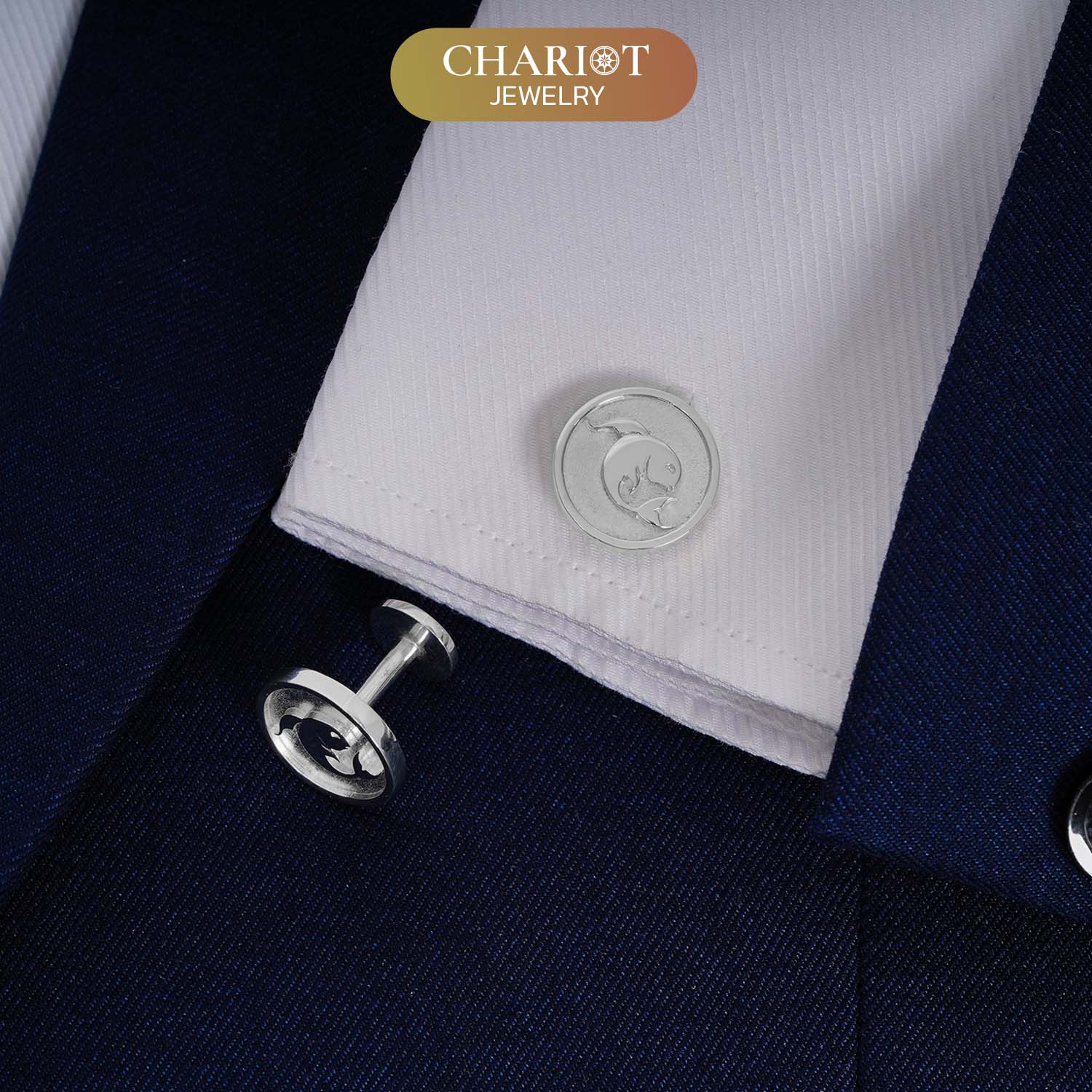 Pisces Zodiac Cufflinks