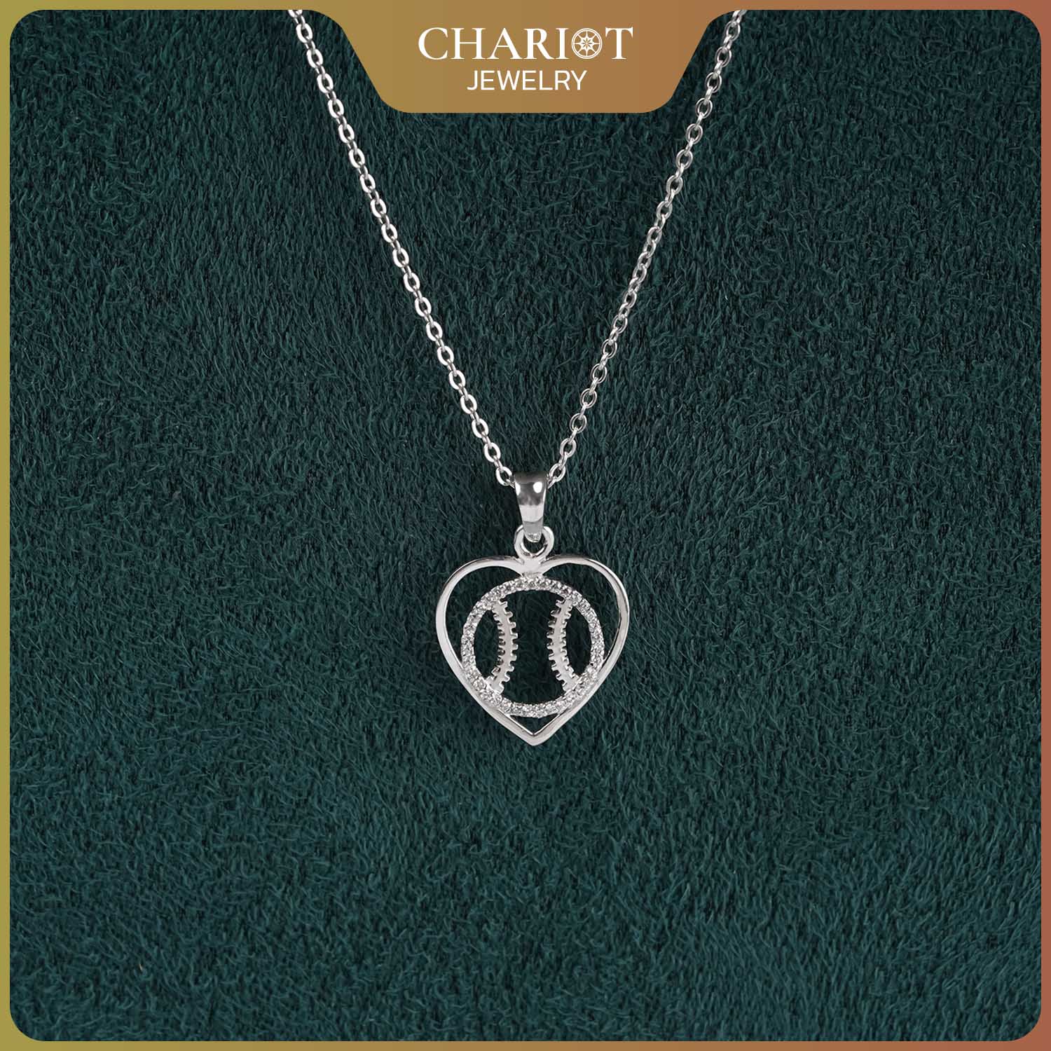 Baseball Love Necklace