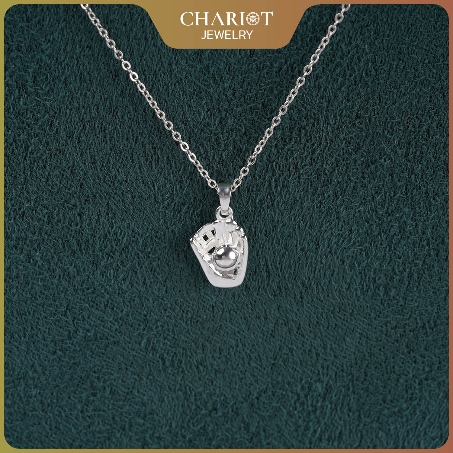 Baseball Catcher's Mitt Necklace