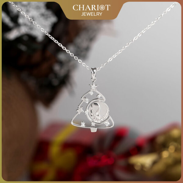 Virgo Chrismas Tree Necklace