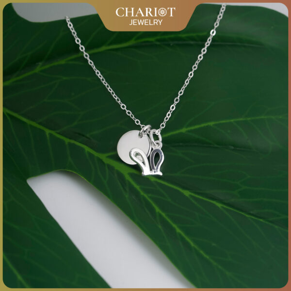 Circle Bunny Necklace