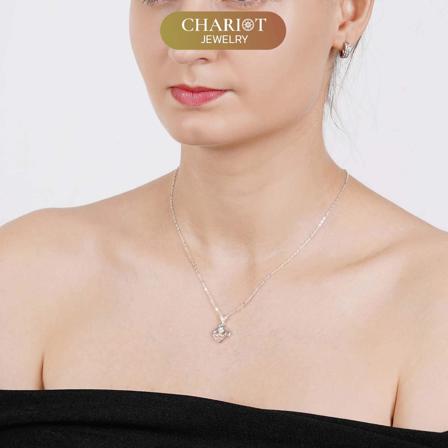 Upside Down Heart Necklace