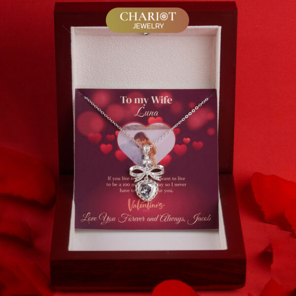 Personalized Gift For Mom - Love Mama Necklace - Moissanite - Happy Mother's Day 2, to My Wonderful Mother