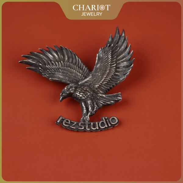 Personalized Majestic Eagle Pin