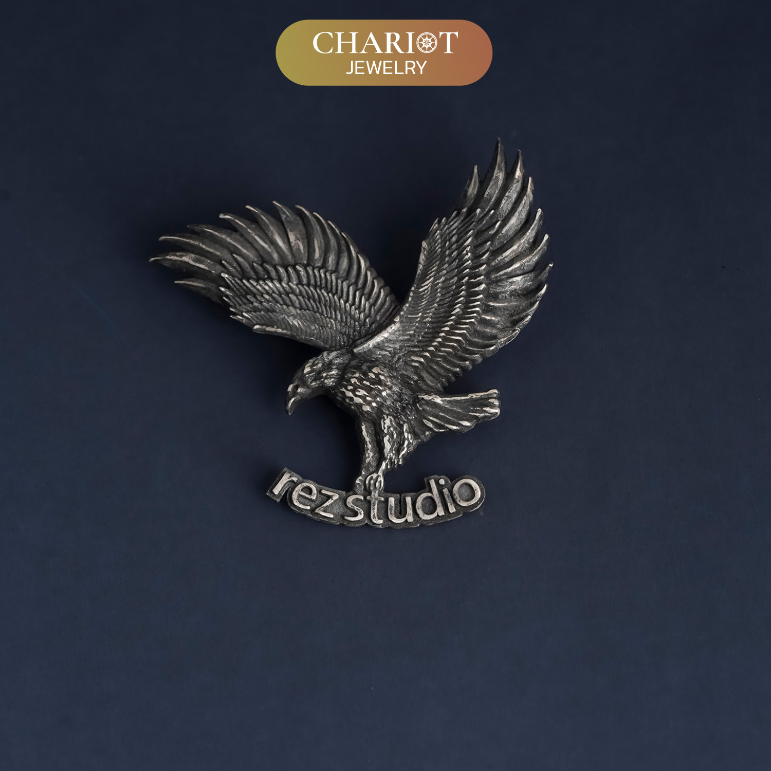 Personalized Majestic Eagle Pin