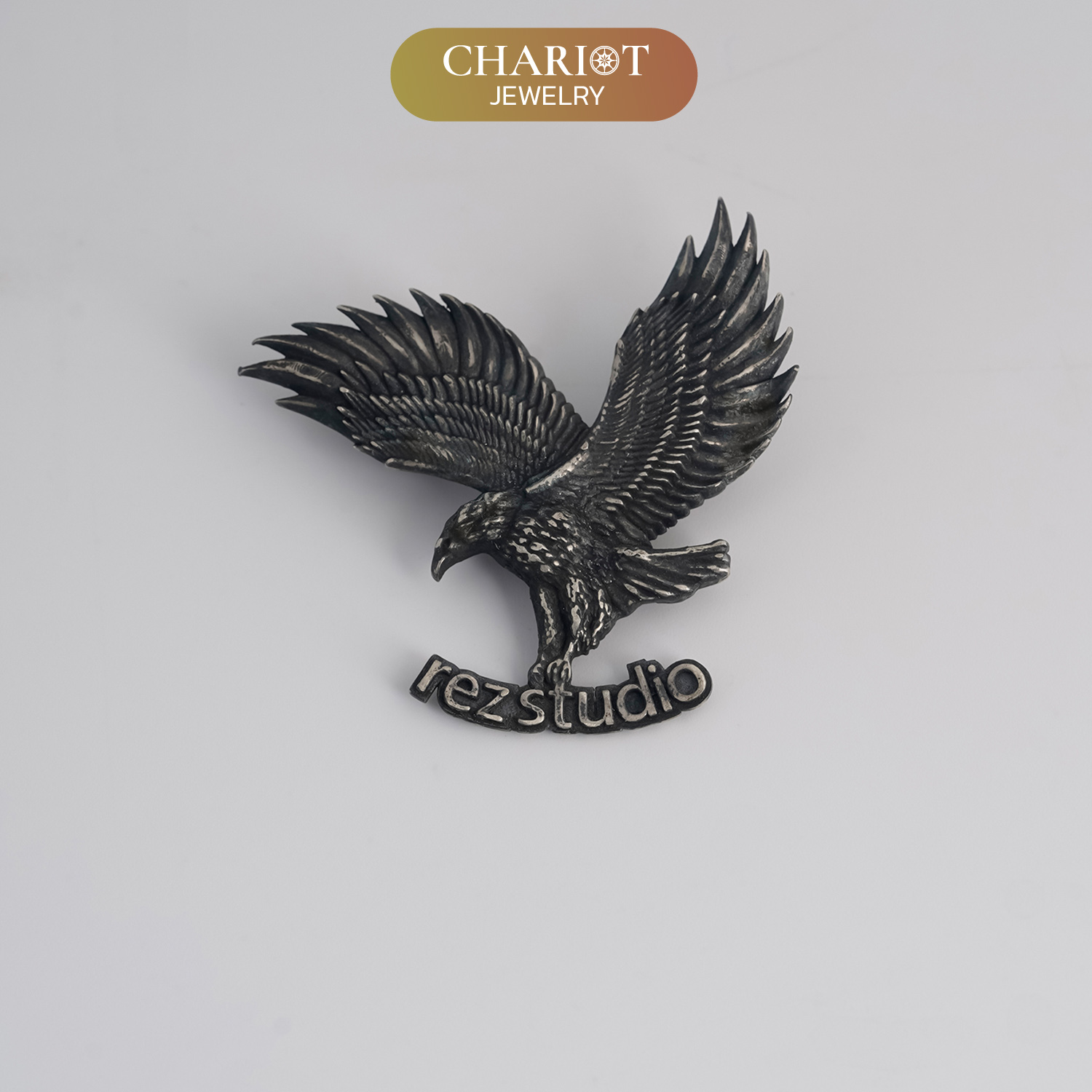 Personalized Majestic Eagle Pin