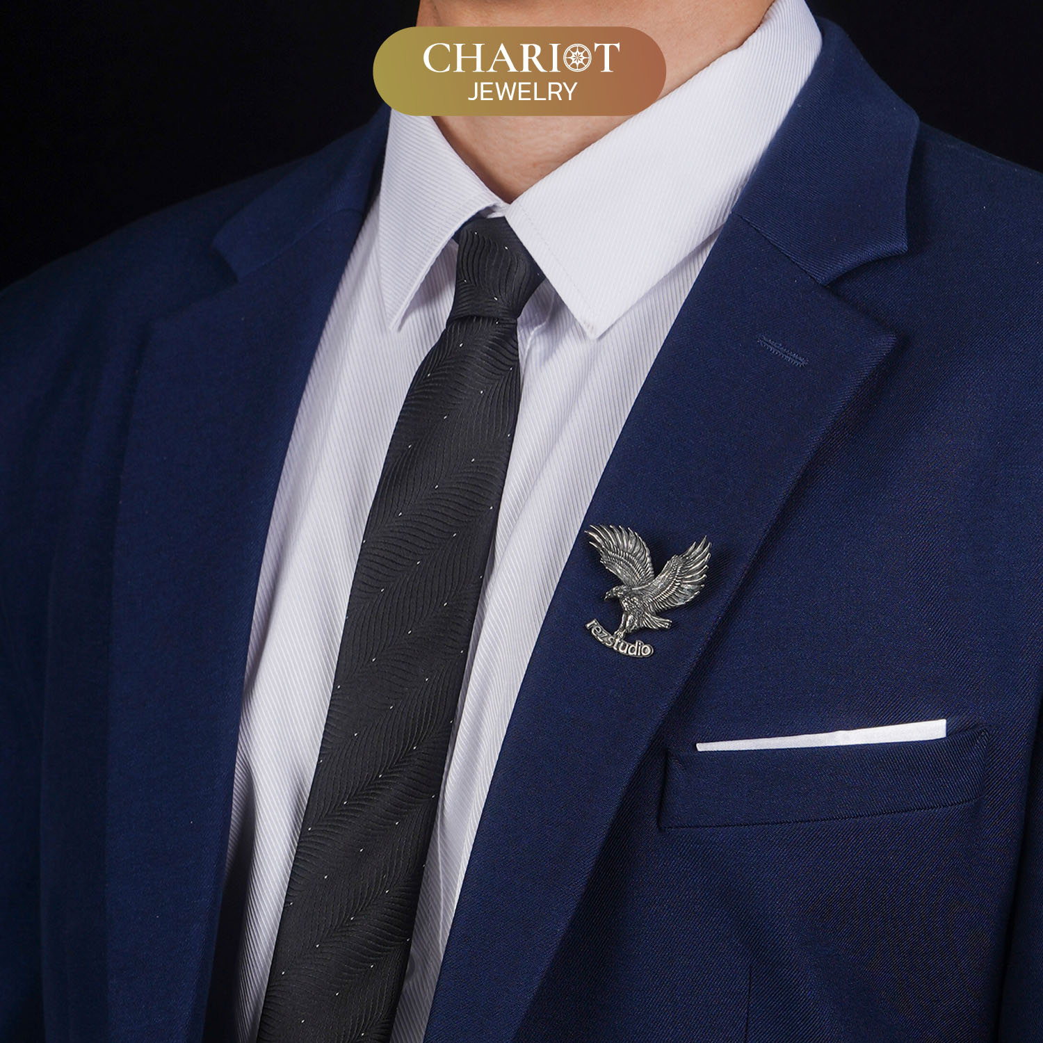 Personalized Majestic Eagle Pin