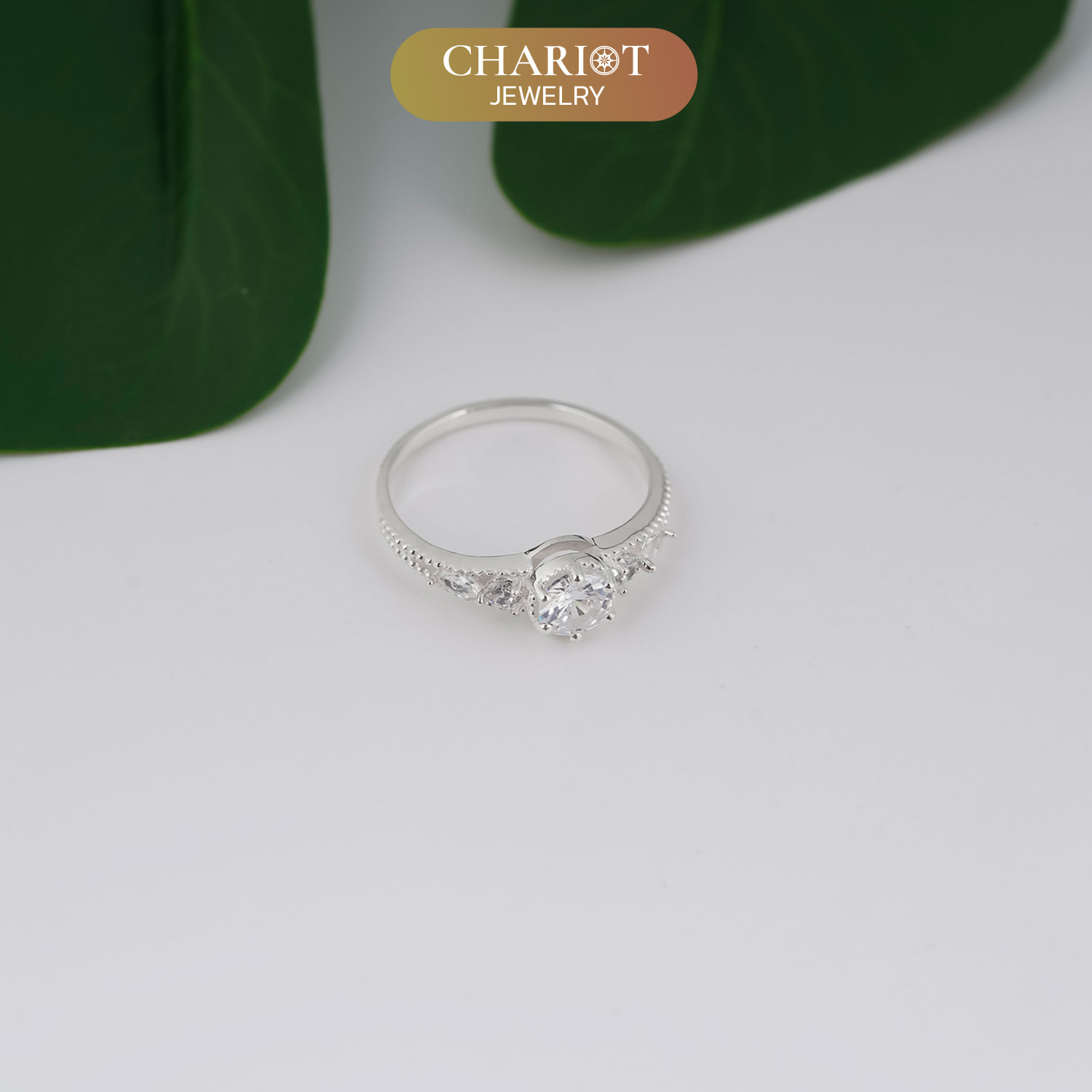 Spakling Embrace Ring