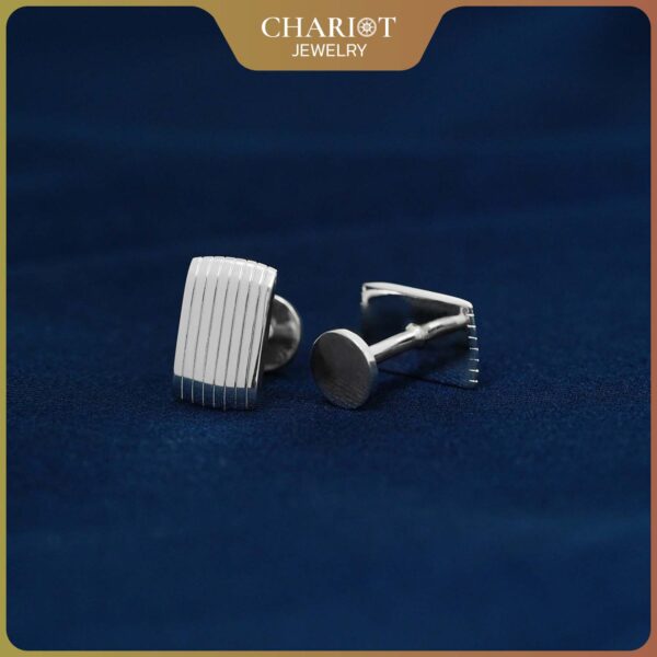 Classic Stripe Rectangles Cufflinks