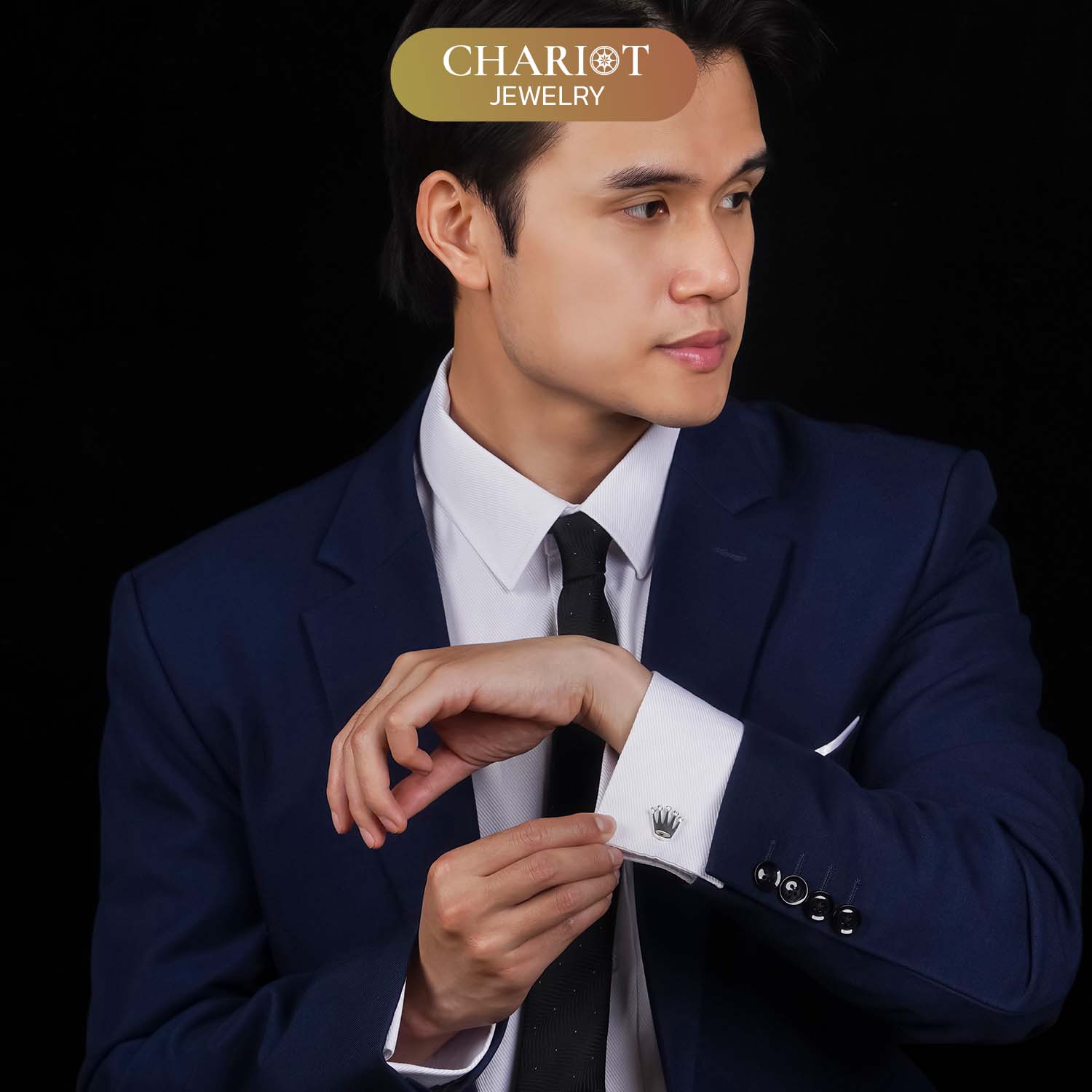 Regal Crown Cufflinks