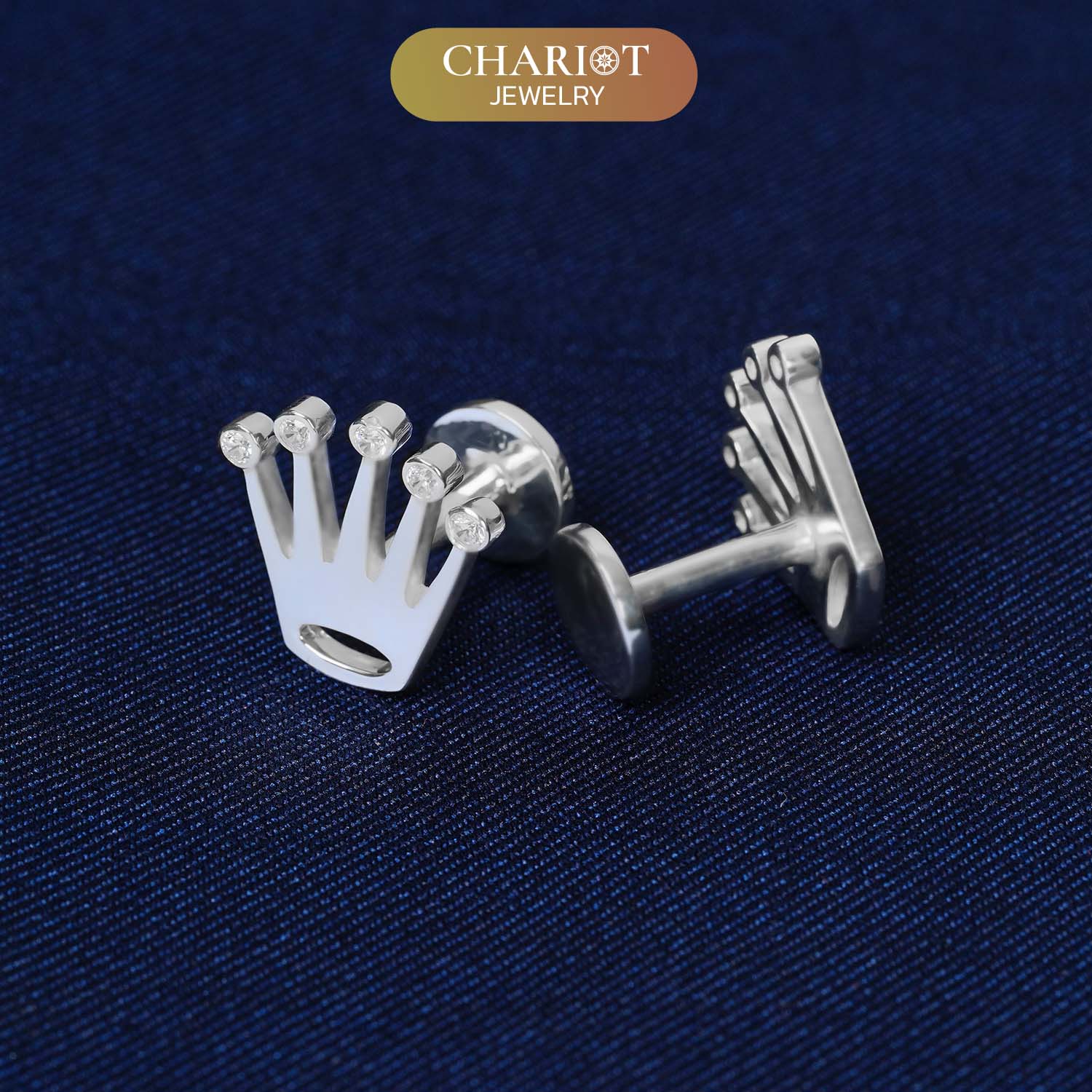 Regal Crown Cufflinks