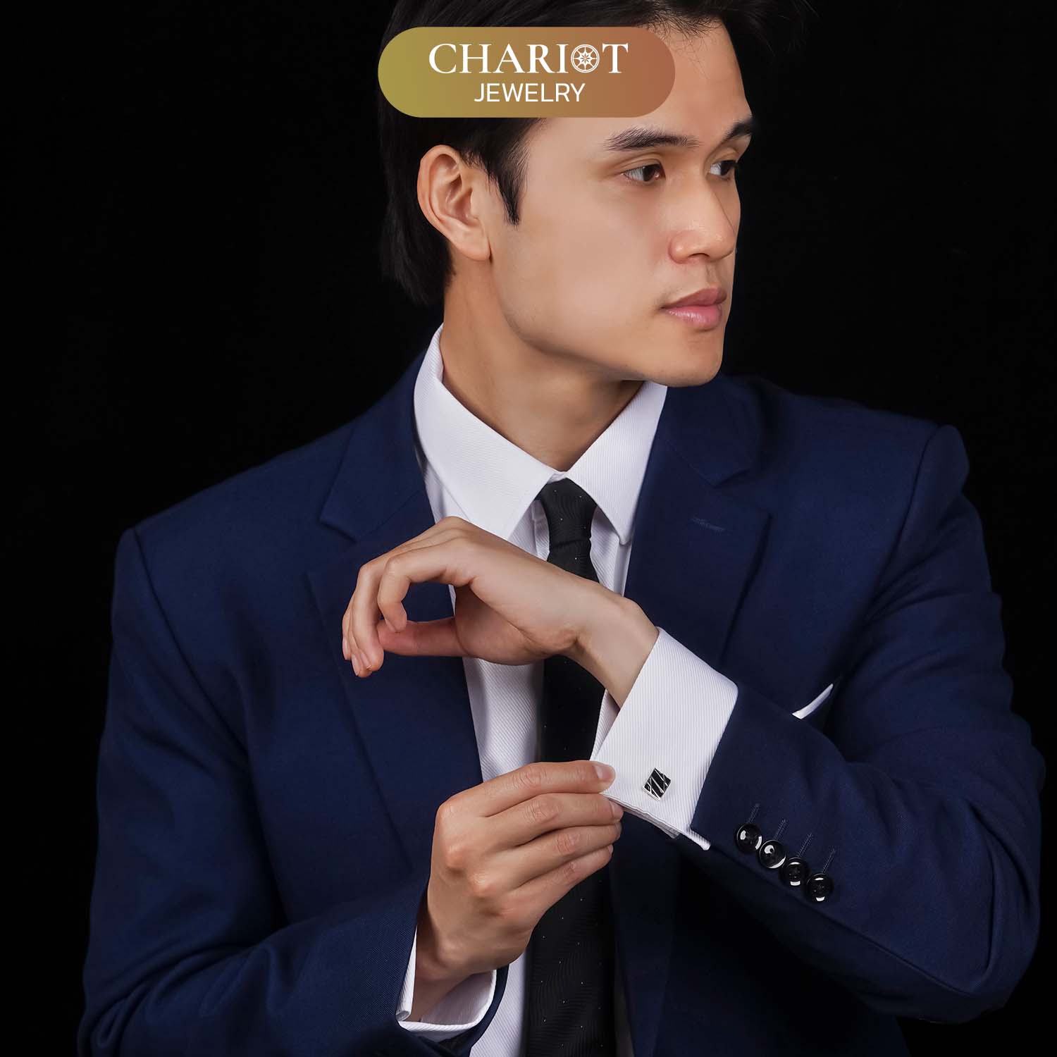 Black Lineage Links Cufflinks