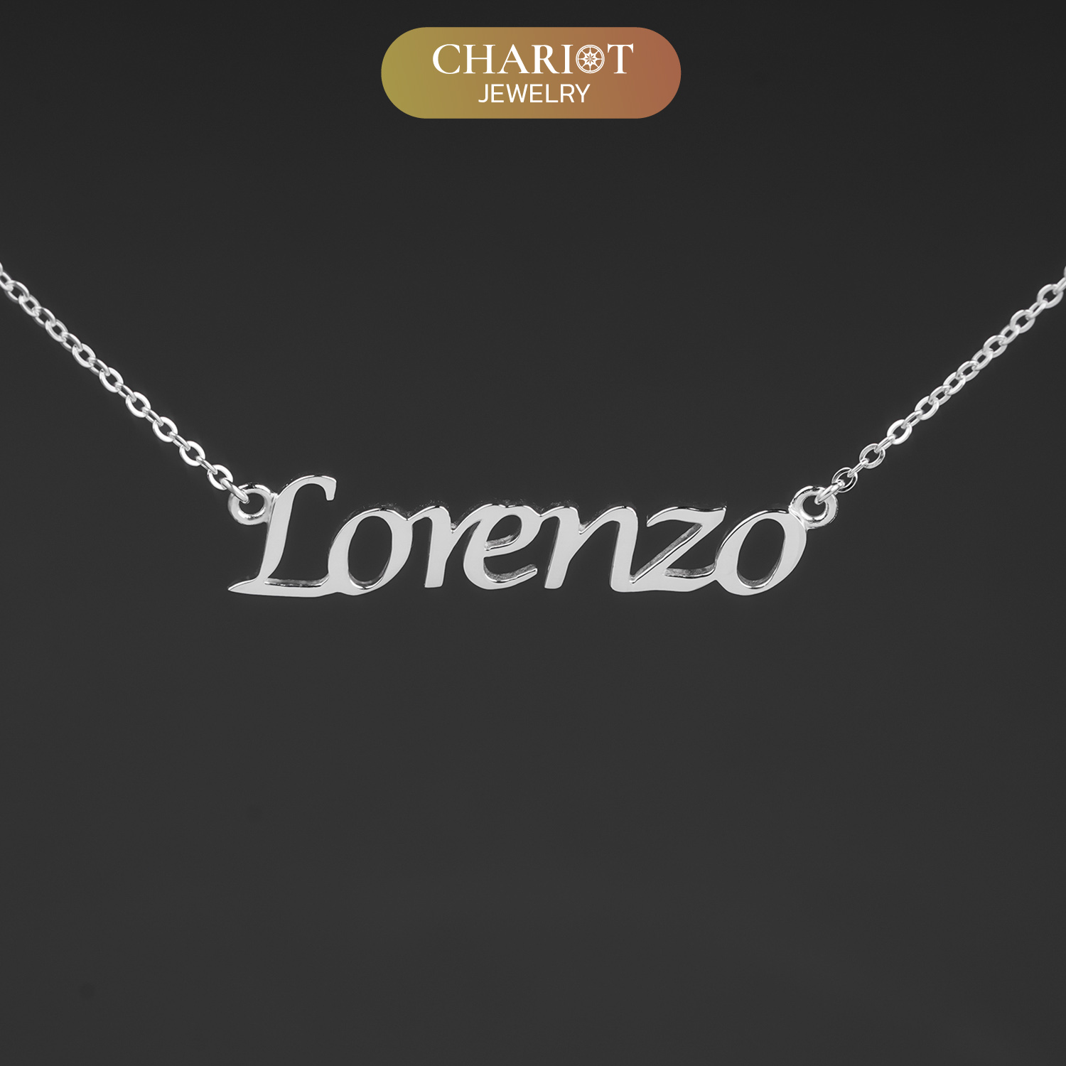 Personalized Lucida Calligraphy Name Necklace