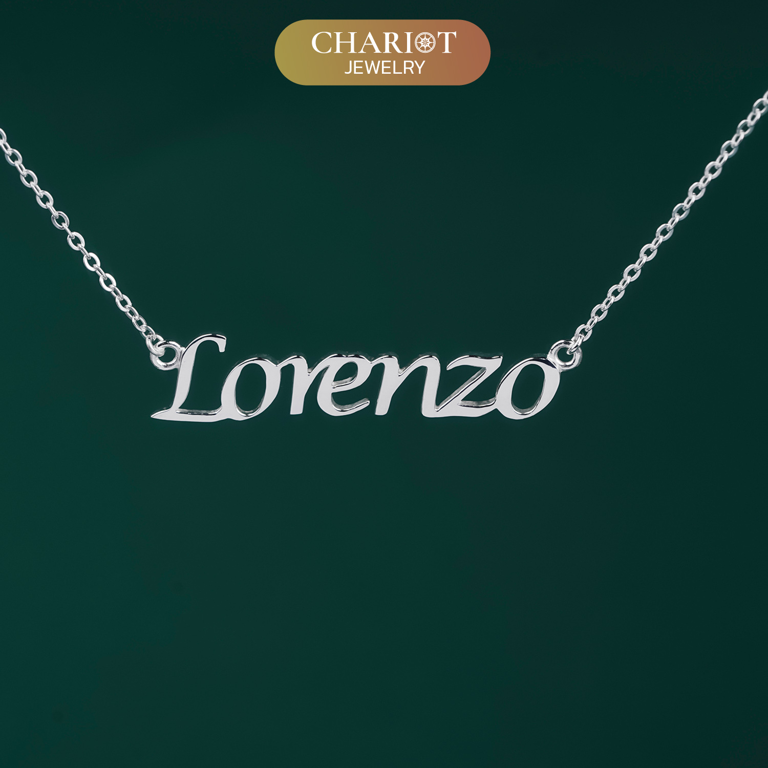 Personalized Lucida Calligraphy Name Necklace