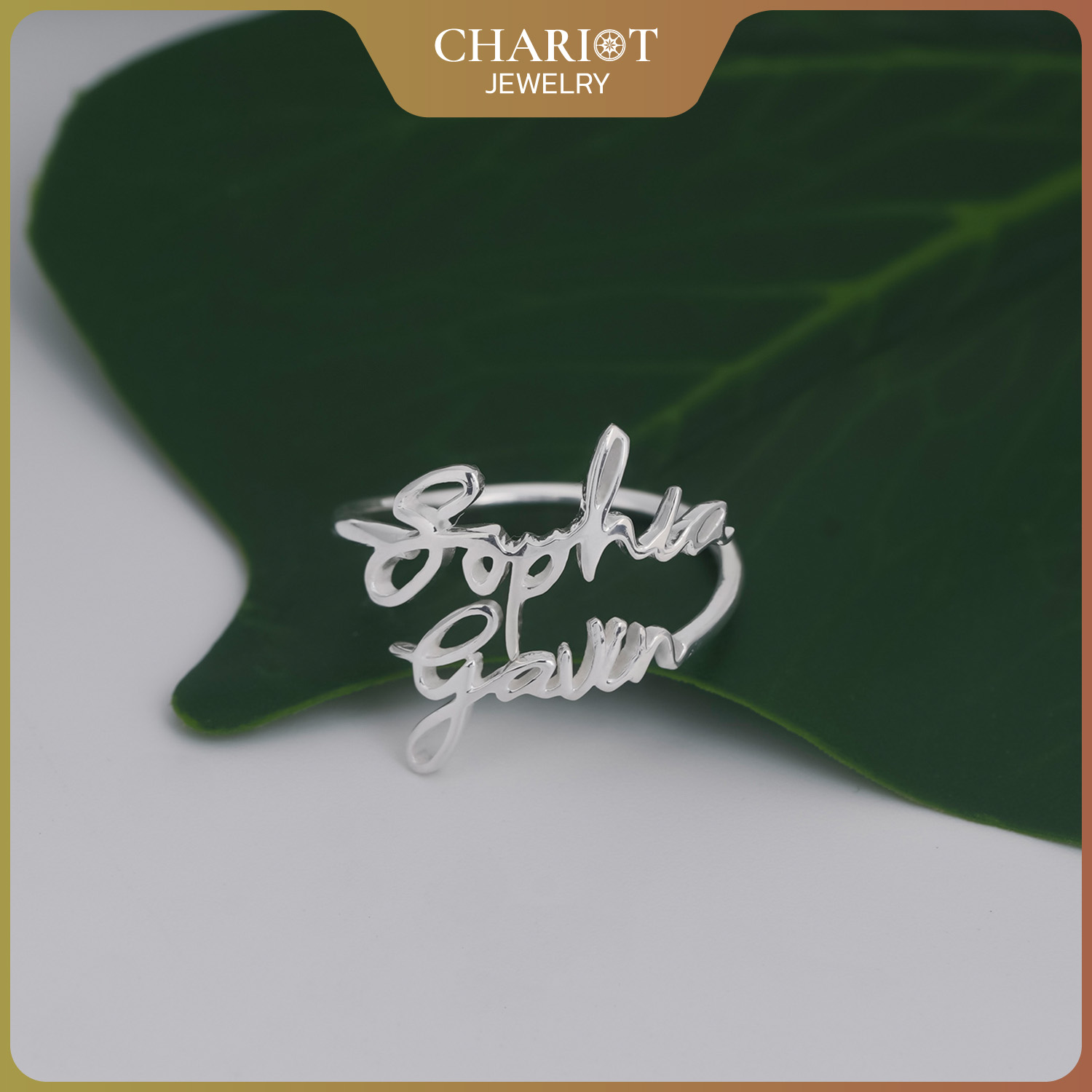 Personalized Couple Name Ring