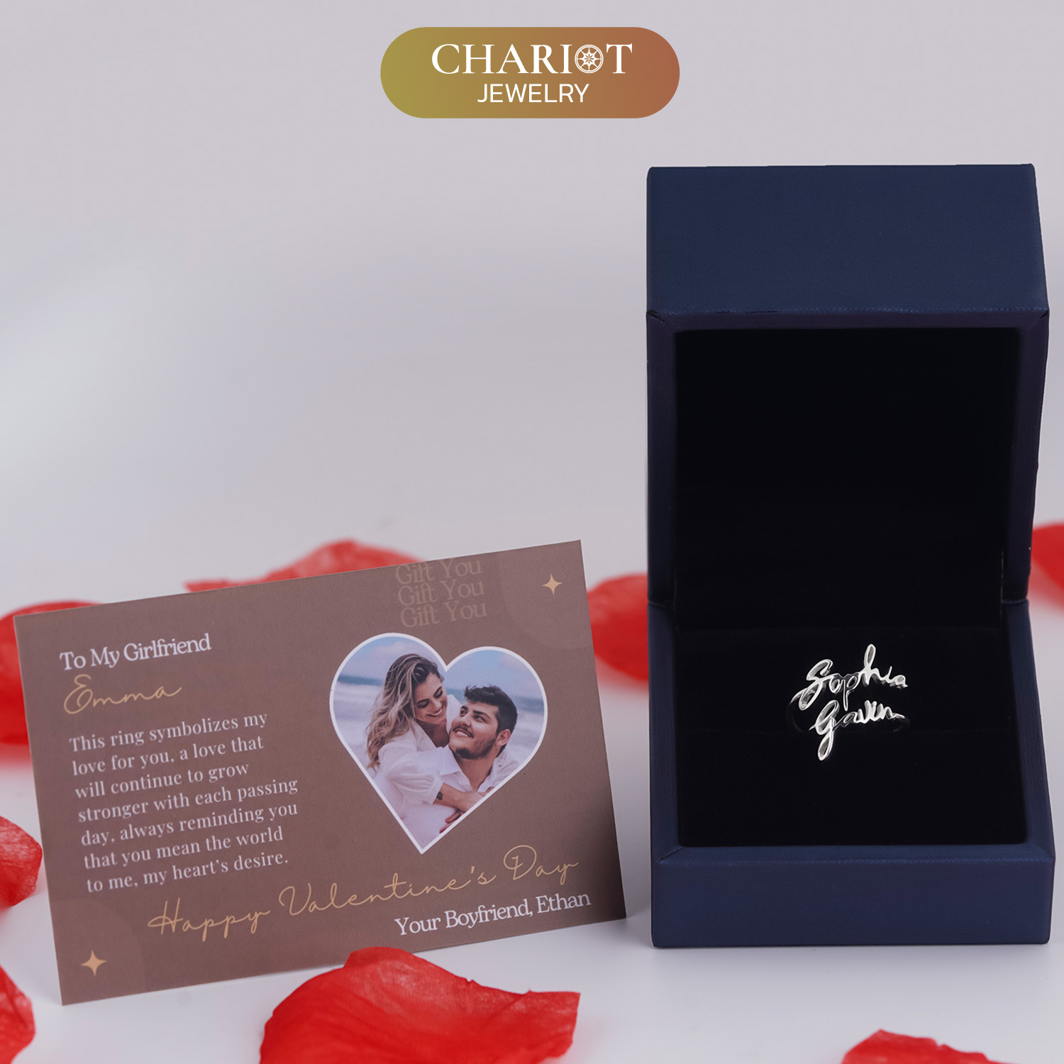 Personalized Couple Name Ring