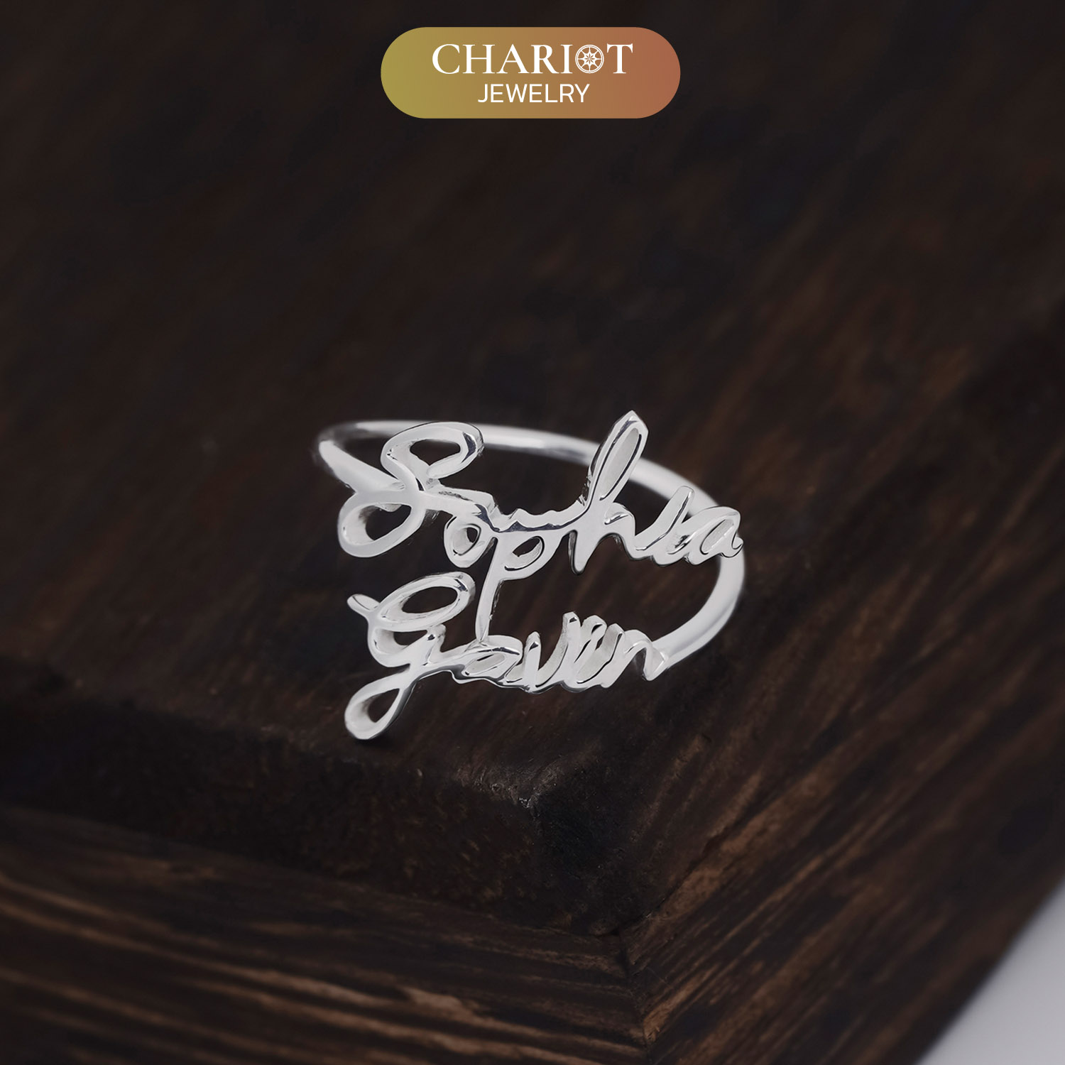 Personalized Couple Name Ring
