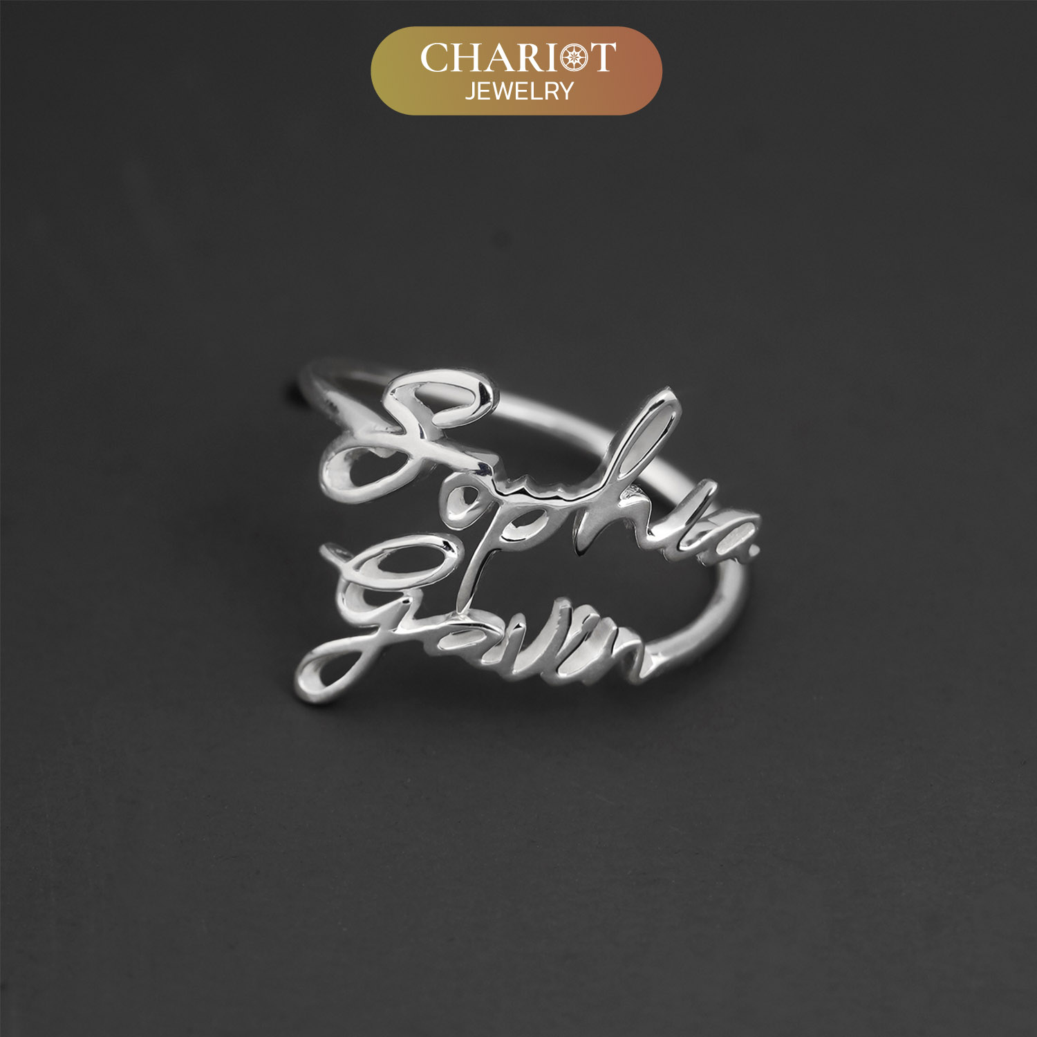 Personalized Couple Name Ring