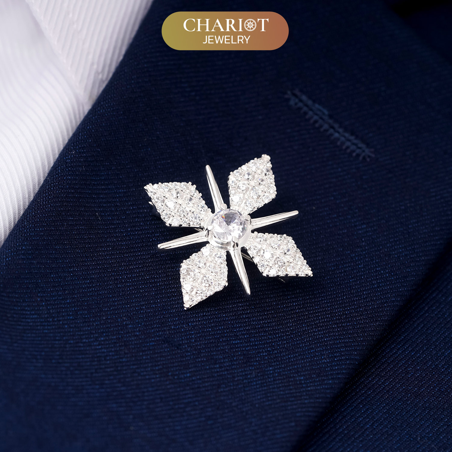 Lapel Pin the Flower in Four Brilliant Ways