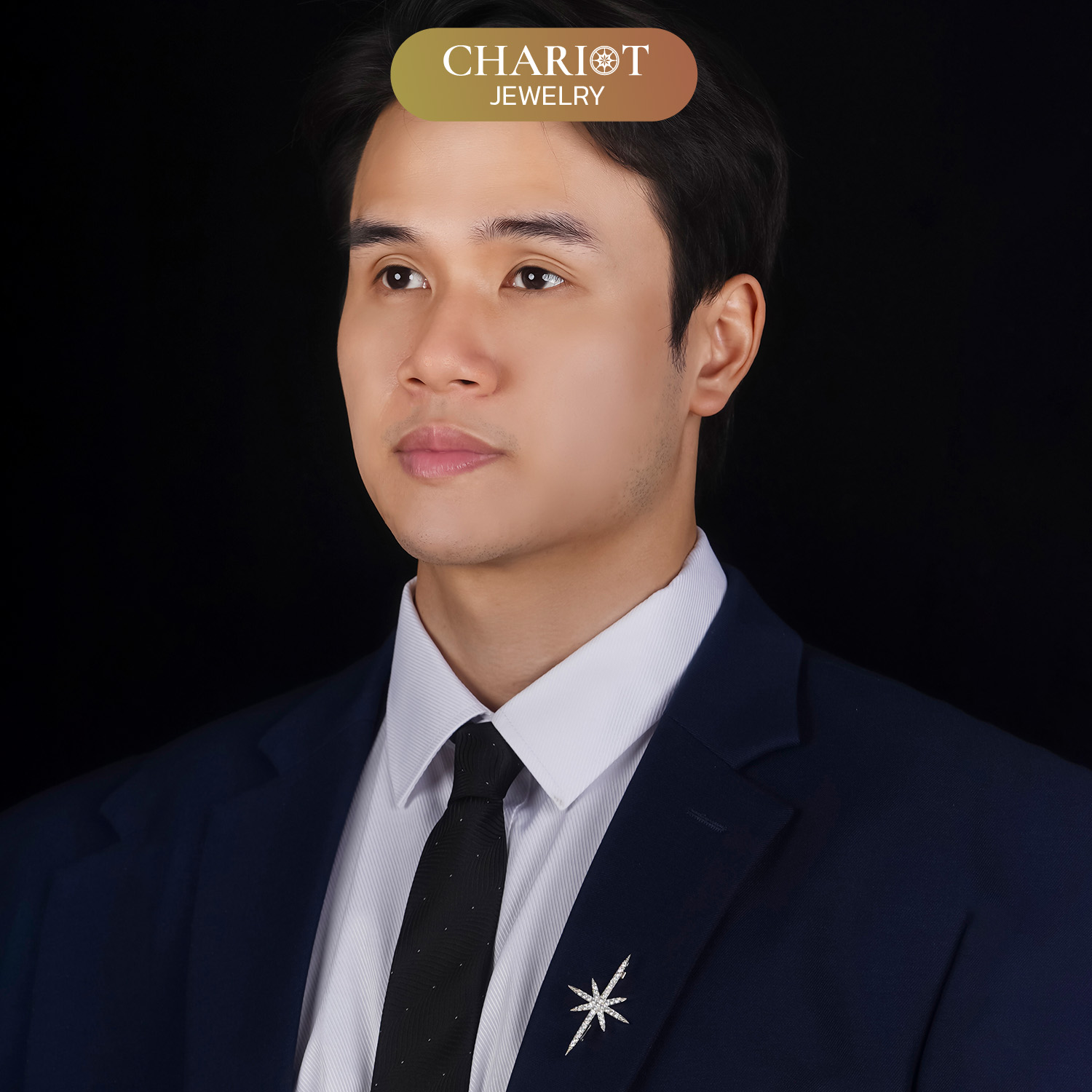 Brooch a ray of hope