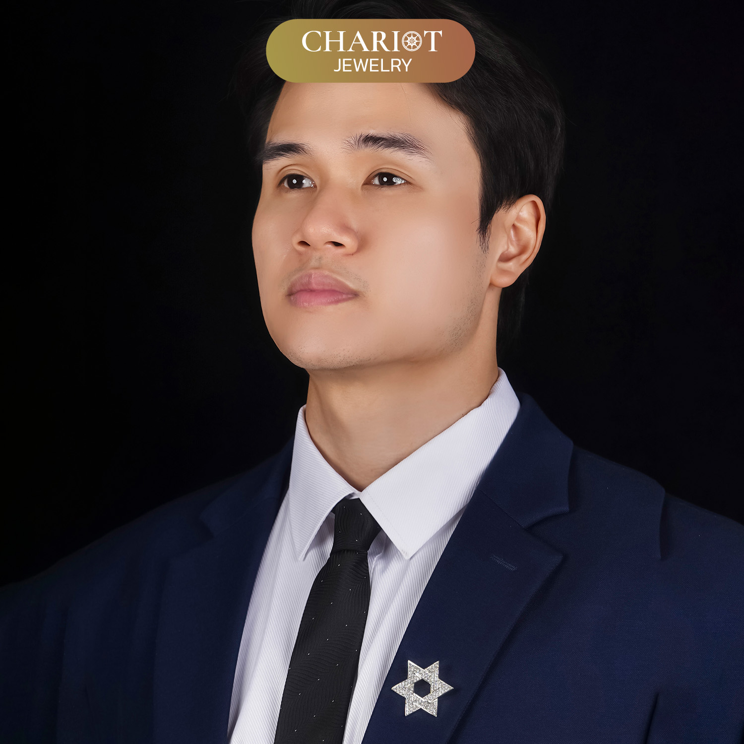 Enchanted Starlight Gem Lapel Pin