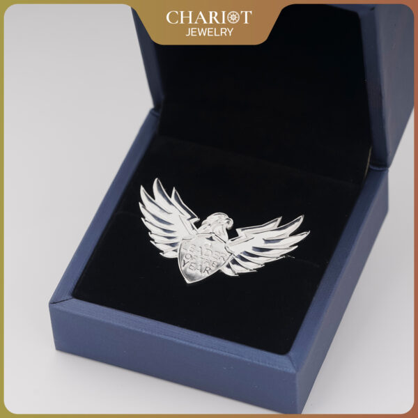 Personalized Eagle Emblem Lapel Pin