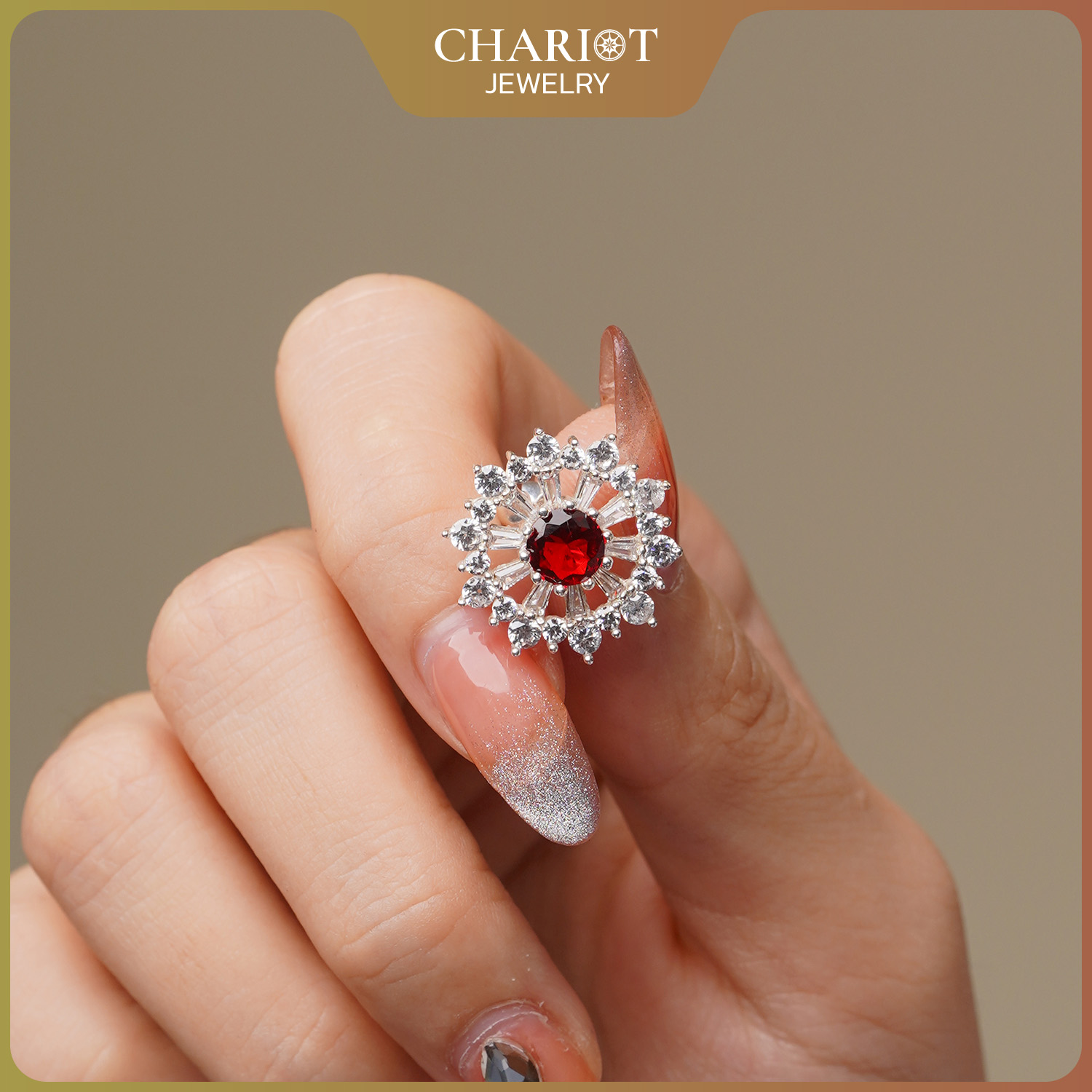 Twinkle wheel earrings