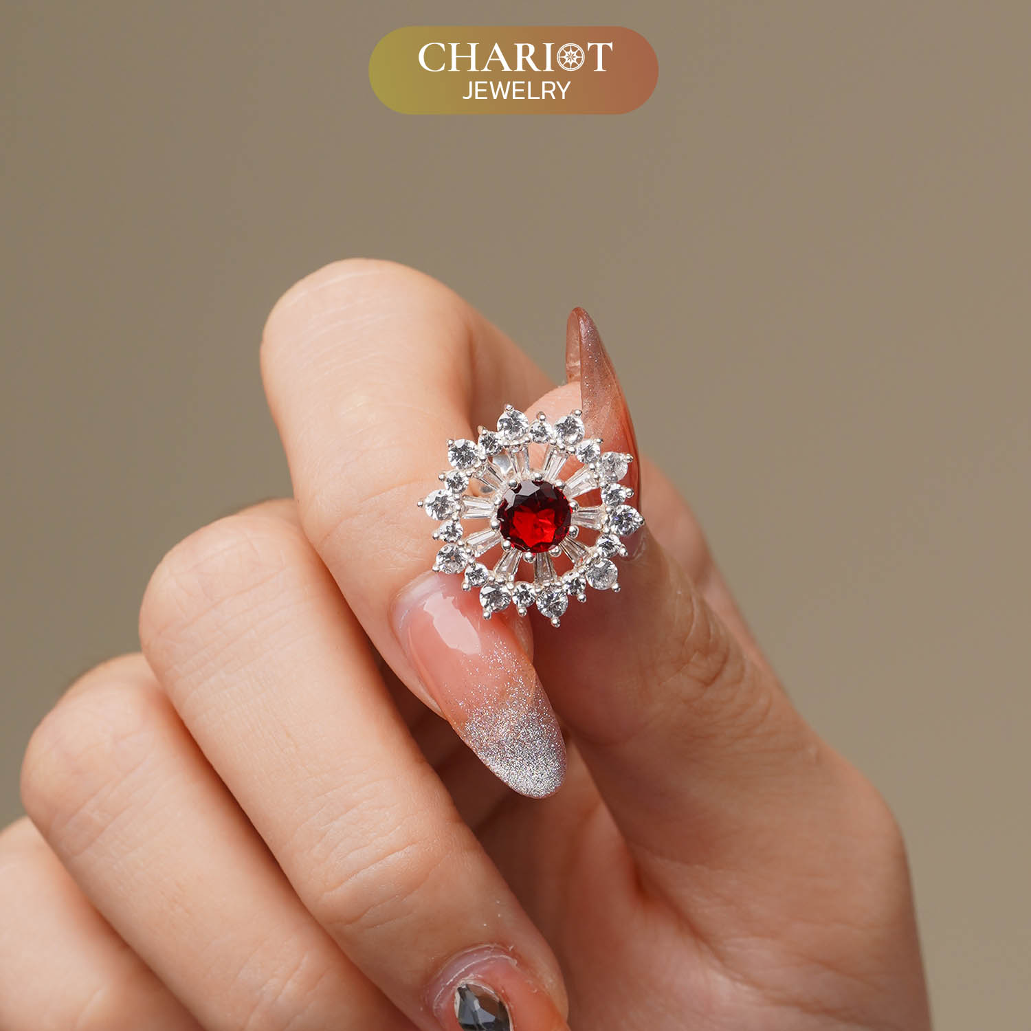 Twinkle wheel earrings