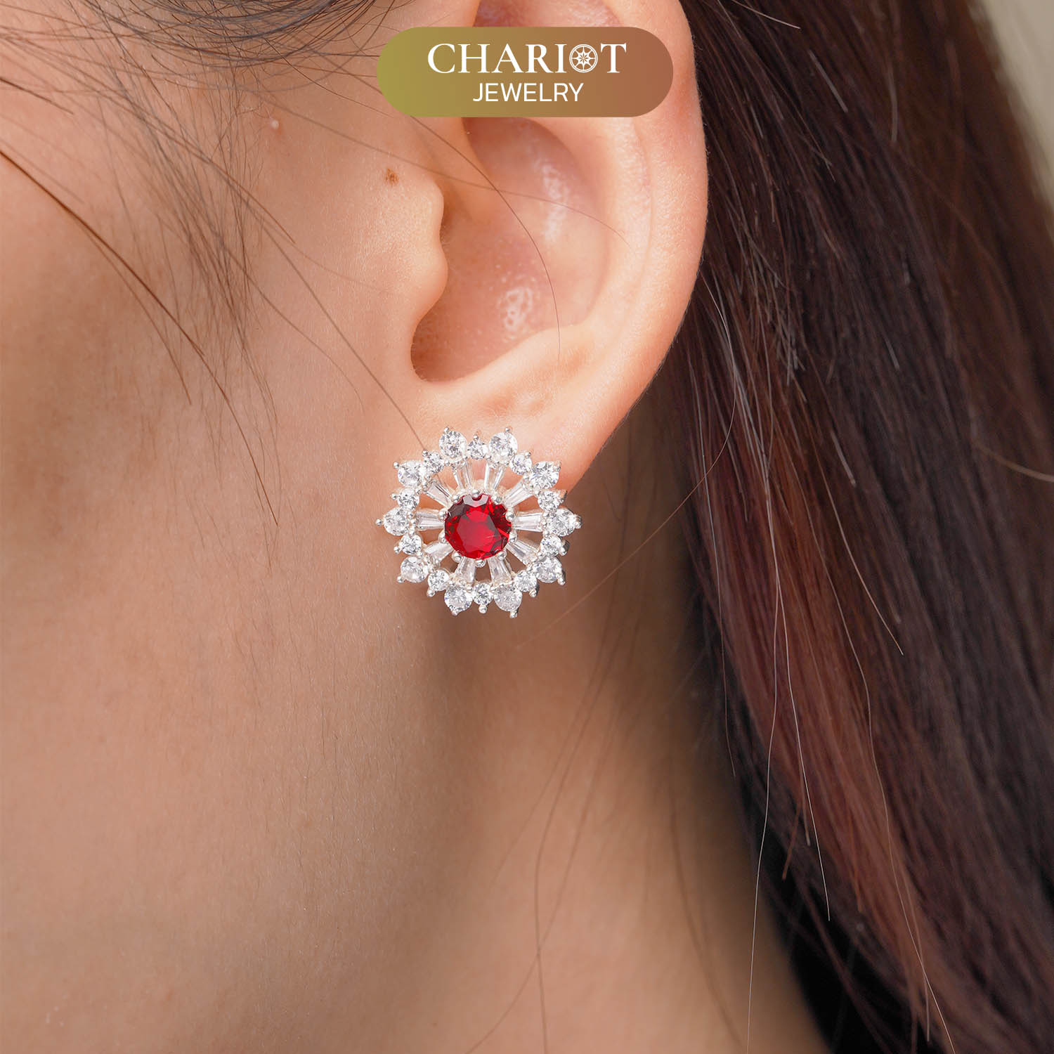 Twinkle wheel earrings