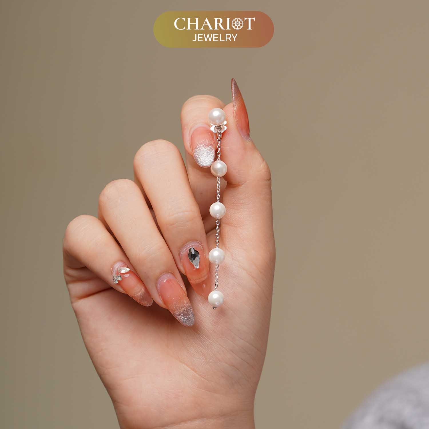 Real Long Pearl Earrings