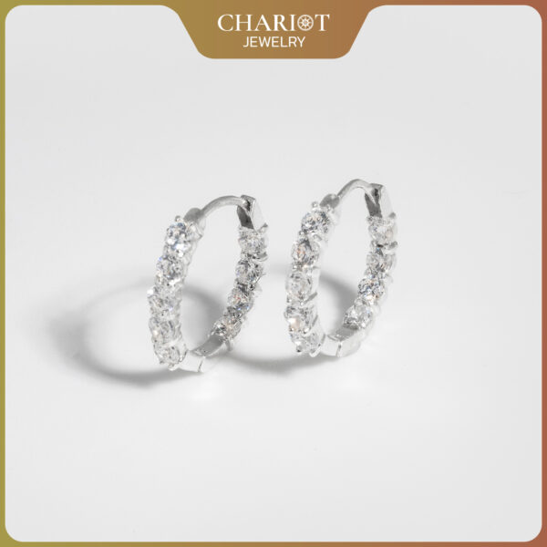 Stones Round Earrings