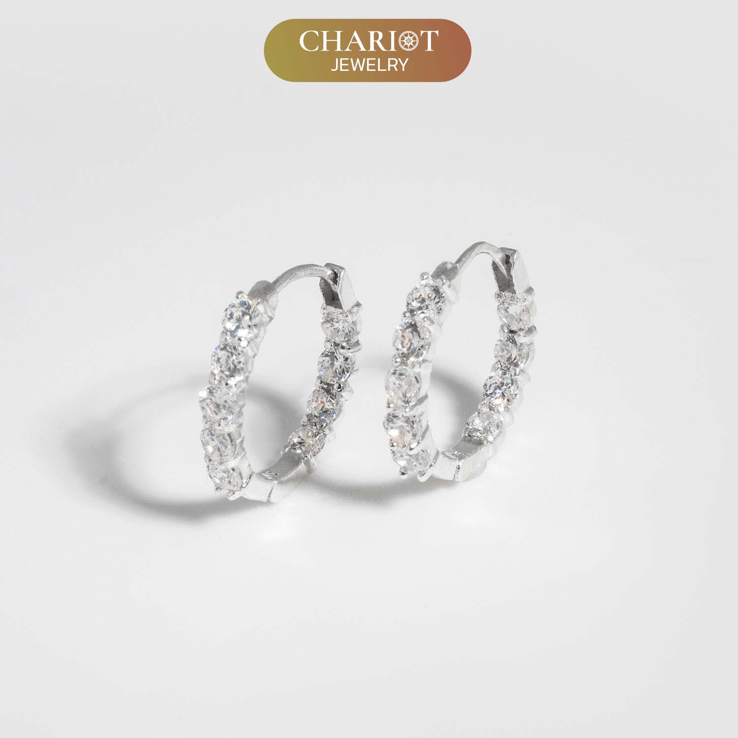 Stones Round Earrings