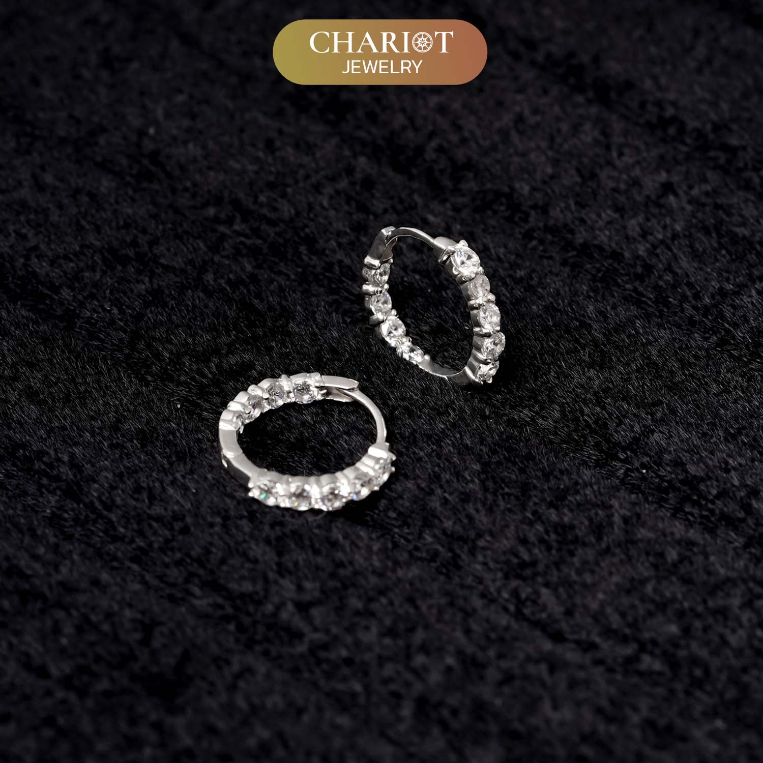 Stones Round Earrings