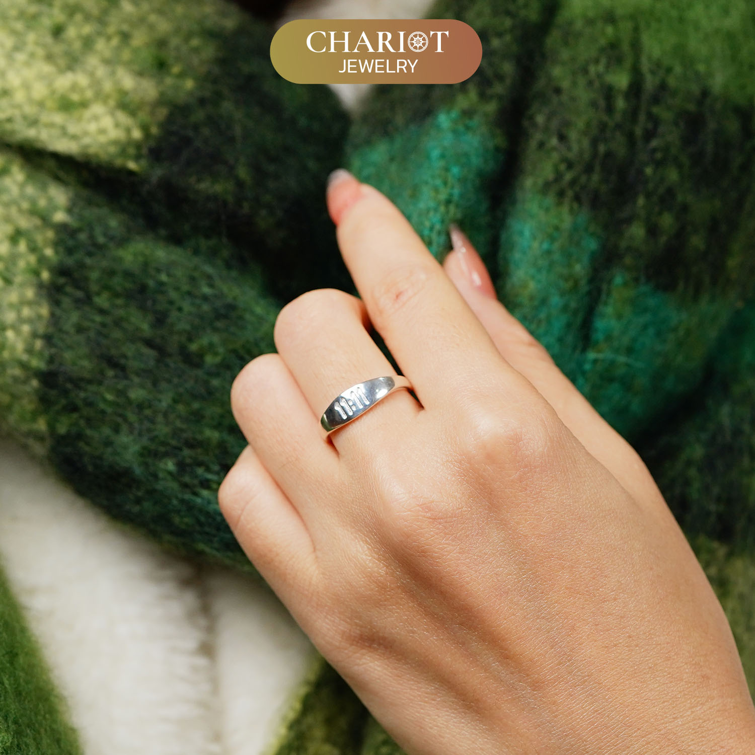 11:11 Signet Ring