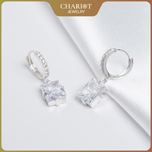 Rectangular Drop Earrings