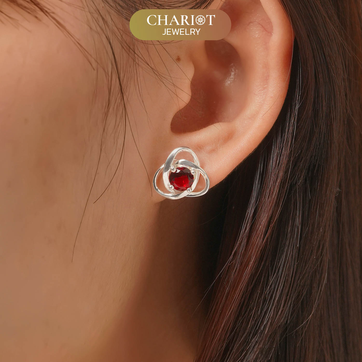 Personalized Gift For Mom - Core Memories Earrings - Moissanite - Happy Mother's Day 2, to My Beautiful Mother