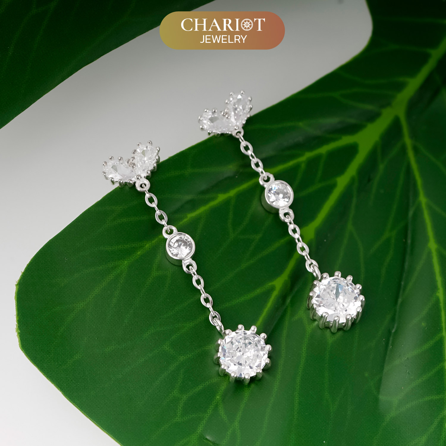 Ethereal Heartdrop Earrings