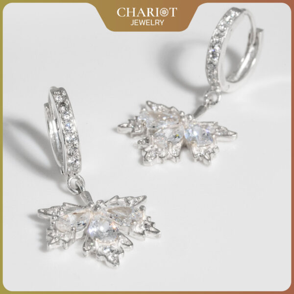 Leaf Shaped Drop Earrings