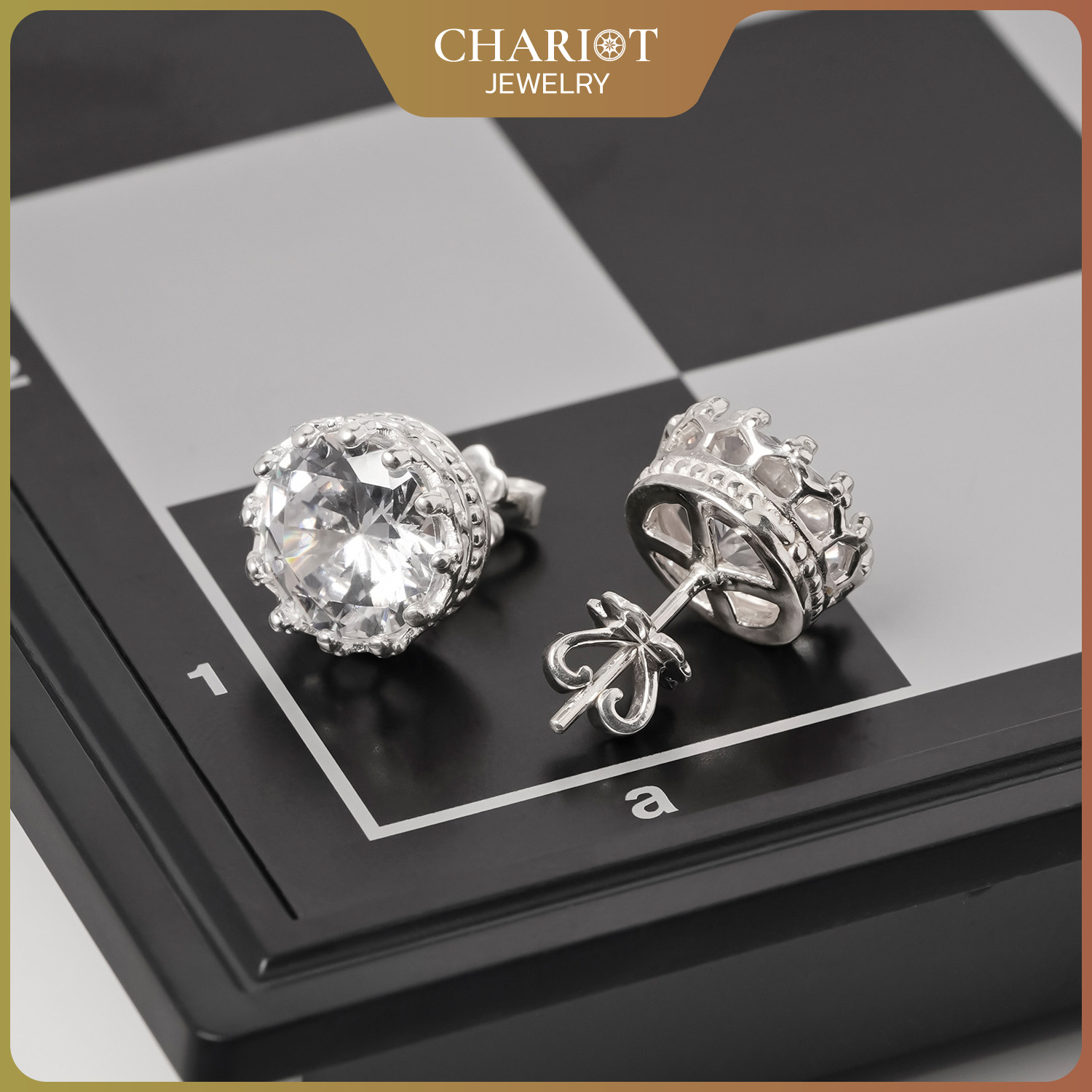 Royal Crown Earrings